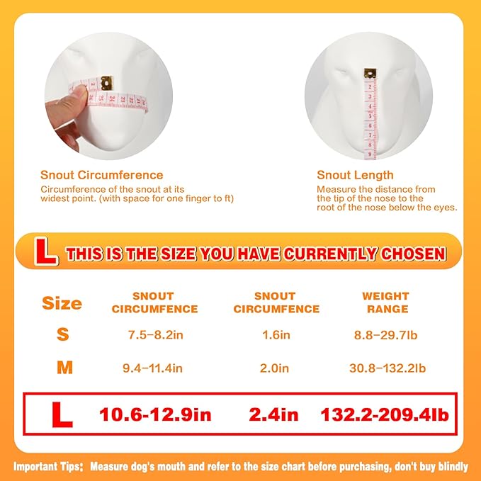 Dog Muzzle, Soft Mesh Muzzle for Large Dog Mouth Guard, Breathable Adjustable Muzzles to Prevent Biting, No Bark Muzzle for Dogs Allow Panting Drinking (Black, L)-PurrikoPets