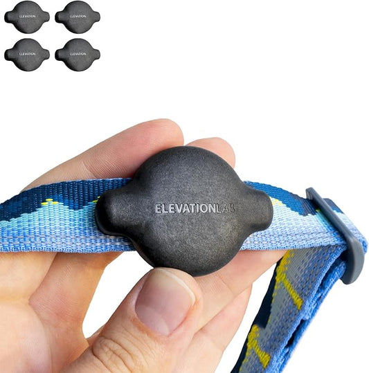 Elevation Lab TagVault™ Compact AirTag Dog Collar Mount (4 Pack) - IP68 Waterproof, Doesn't Dangle, Fits All Width Collars-PurrikoPets