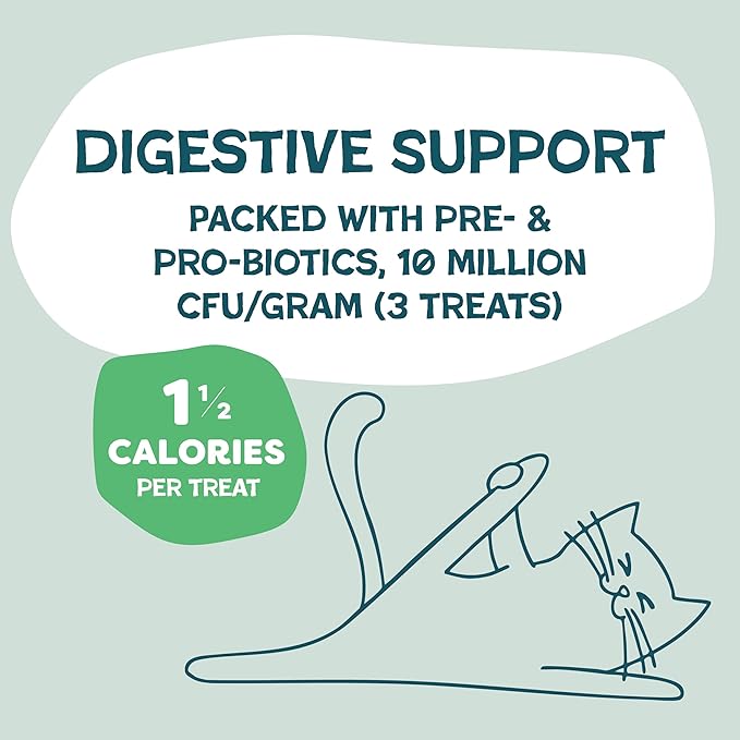 Shameless Pets Digestive Health Catnip Chicken Crunchy Cat Treats-PurrikoPets