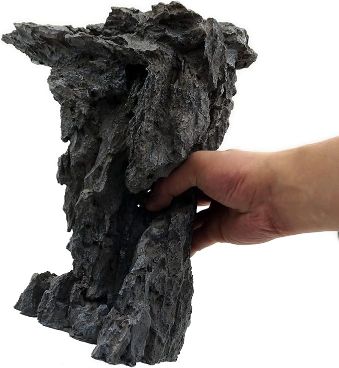 Fish Tank Decor Rocks.Aquarium Decoration Model.Easy and Quick Solution for Aquascaping.(Twilight)-PurrikoPets