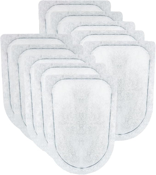 10 Pack EX Filter Cartridges Aquariums, Compatible with Whisper EX30/EX45/EX70 Filters,Large Carbon Filter Cartridges-PurrikoPets