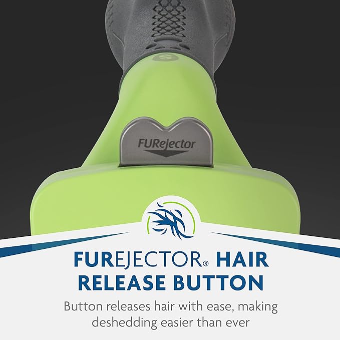FURminator Small Dog Undercoat deShedding Tool, Long Hair, Reduces Loose Hair from Shedding-PurrikoPets