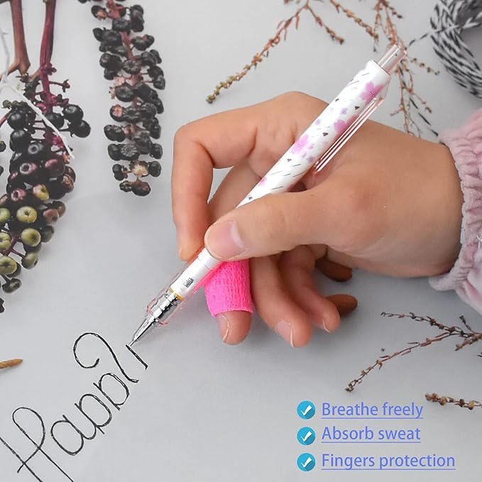 9 Pack 1" x 5 Yards Self Adhesive Bandage Wrap Self Stick Wrap for Ankle, Wrist, Finger, Sports, Breathable Cohesive Vet Tape for Pets (Pink)-PurrikoPets