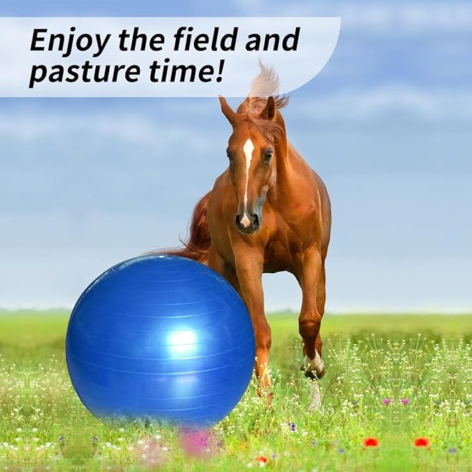 17 Inch Horse Play Ball - Anti-Burst Herding Ball for Play & Training-PurrikoPets