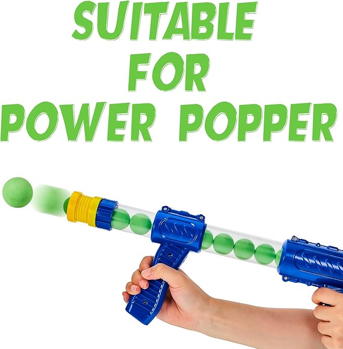 Frienda 24 Pieces Refill Balls Soft Green Foam Balls Refills Approx 1. 1 Inch in Diameter, Soft Small Light Cat Ball Toys-PurrikoPets