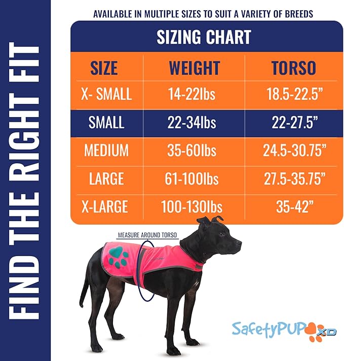 Dog Reflective Vest – Hi-Vis Fluorescent Visibility That Helps to Safeguard Your Pet On/Off Leash in Urban & Rural Areas (Pink, Small)-PurrikoPets