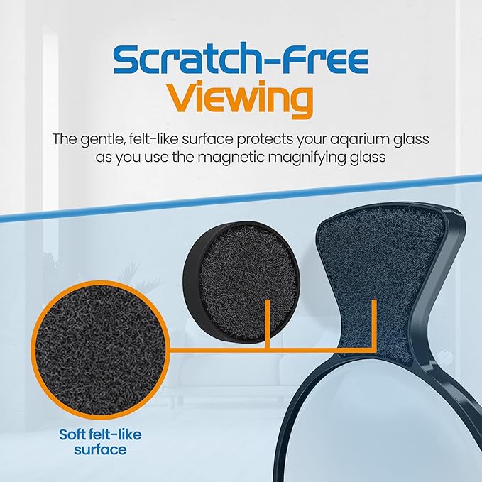 FL!PPER Flipper DeepSee Viewer MAX 5" Black - Coral and Fish Magnifier for Reef Tank and Freshwater Aquarium Photography and Videography - Magnetic Magnifying Glass-PurrikoPets