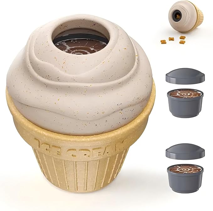 Dog Frozen Treat Toy, Long-Lasting Interactive Dog Toys to Keep Them Busy, Fillable & Freezable Birthday Gifts, Enrichment Toys for Puppy-PurrikoPets