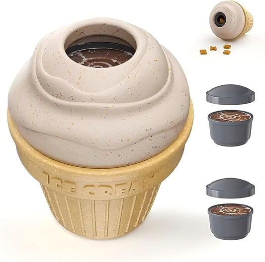 Dog Frozen Treat Toy, Long-Lasting Interactive Dog Toys to Keep Them Busy, Fillable & Freezable Birthday Gifts, Enrichment Toys for Puppy-PurrikoPets