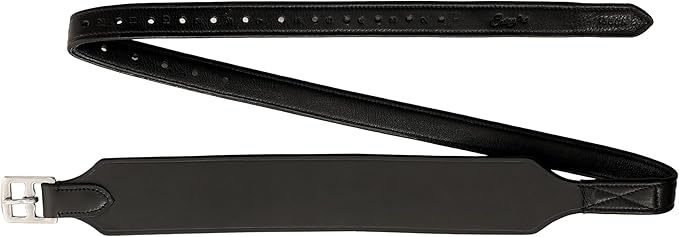 Exion Wide Stability Stirrup Leathers for English Saddles | Premium Cowhide Leather | Enhanced Leg Stability & Comfort | Sizes: 48" to 62"-PurrikoPets