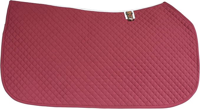 ECP Equine Comfort Products All Purpose Diamond Quilted Western Saddle Pad for Injury Prevention, Breathable, Hypoallergenic, Shock-Absorbing Cushion for Horse Comfort-PurrikoPets