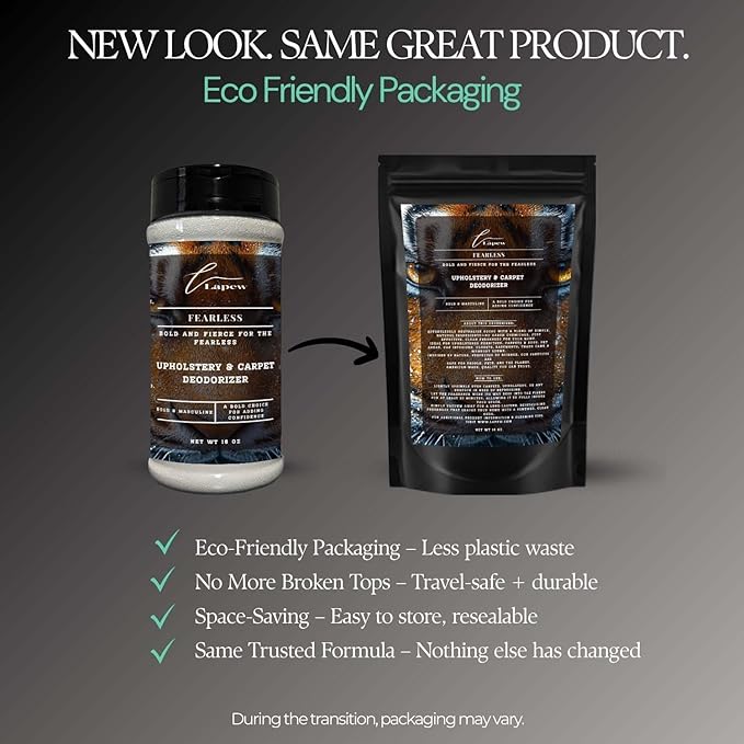 Fearless Carpet Freshener Powder: Powerful Odor Eliminator for Home, Upholstery Deodorizer, Carpet Deodorizer, Pet Urine, Cat Litter Box - Fearless Fragrance-PurrikoPets