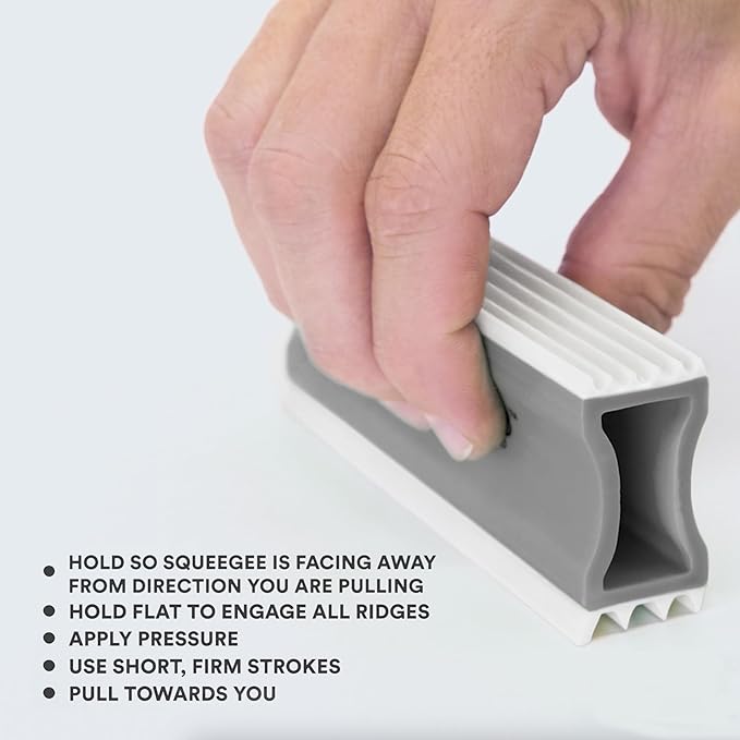 FurDozer X3 MINI Pet Hair Remover & Auto Detailing Tool - Cat & Dog Hair Remover for Carpet, Car Interior, Couch, Bedding, & Furniture - Reusable Pet Hair Removal Tool for Dog Fur & Lint, 3.5", Grey-PurrikoPets