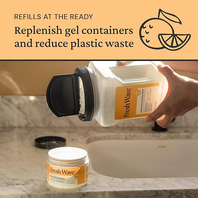 Fresh Wave Orange Odor Removing Gel Refill, 63 oz-PurrikoPets