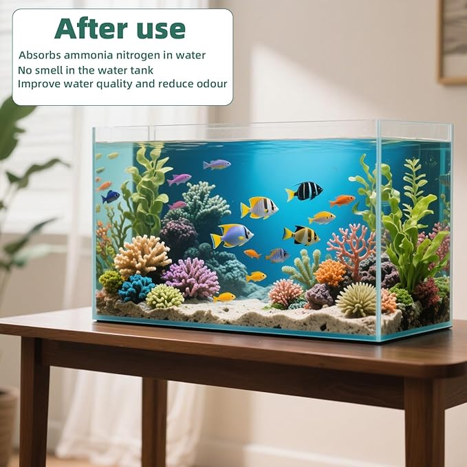 16pcs Medium Replacement Filter Cartridges Compatible with Tetra Whisper Bio-Bag, Fish Tank Parts Accessories for 10i IQ10 PF10 ReptoFilter, 5-10 Gallon Aquarium Filter Cartridges-PurrikoPets