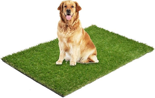 Dog Grass Large Potty Patch, Artificial Dog Grass Bathroom Turf for Pet Training, Washable Puppy Pee Pad, Perfect Indoor/Outdoor Portable Potty Pet Loo-PurrikoPets