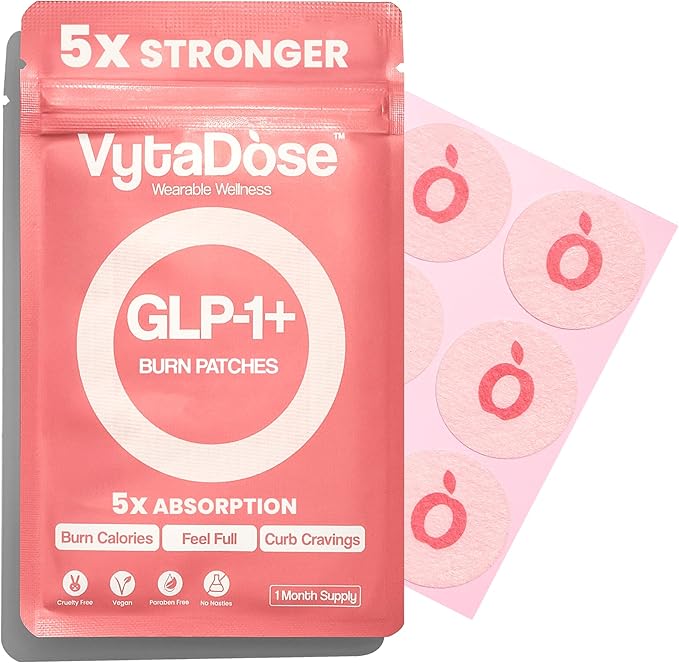 GLP1 Patches | 5X Stronger Formula | 12 Hour Extended Hunger Support | Berberine, Pomegranate, Green Tea, L-Glutamine | New & Improved Kind of GLP-1 Patches | 30 Count-PurrikoPets