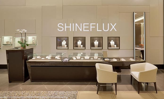 Fan-Shaped Moissanite Pendant Necklace for Women, 14K Gold Clavicle Chain, Fashion-Forward Present for Her