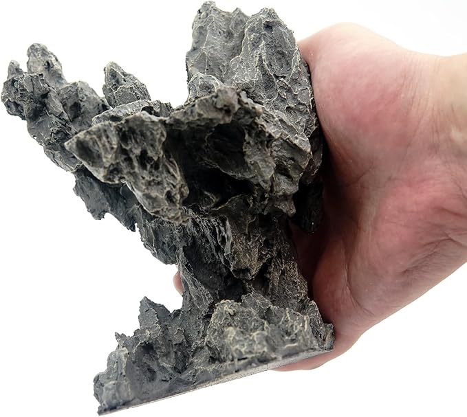 Fish Tank Decor Rocks.Aquarium Decoration Model.Easy and Quick Solution for Aquascaping.(Elf Island)-PurrikoPets