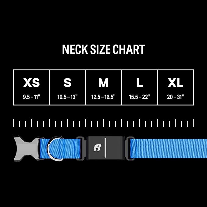 Fi New Series 3+ Smart Dog Tracker Collar – AI GPS for Dogs, Health & Behavior Monitor, Virtual Fence, Escape Alerts, Waterproof, Apple Watch Compatible 12Mo Membership Included-PurrikoPets