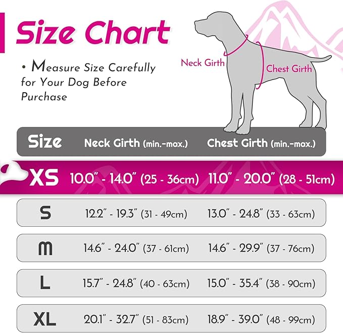 Eagloo Small Dog Harness No Pull, Service Vest with Reflective Strips and Control Handle, Adjustable and Comfortable for Easy Walking, No Choke Pet Harness with 2 Metal Rings, Rose Red, XS-PurrikoPets