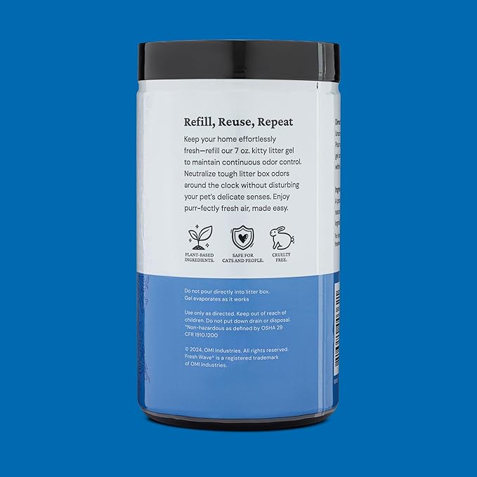 Fresh Wave Odor Removing Litter Box Jumbo Gel, 30 oz. | Safer Pet Odor Eliminator for Home and Litter Box Area-PurrikoPets