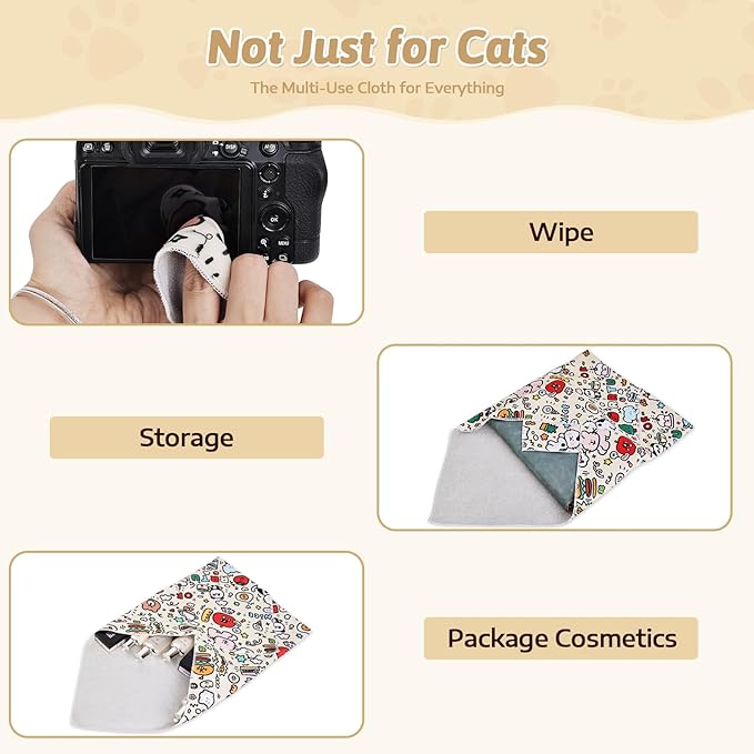 3-in-1 Cat Grooming Restraint Bag for Nail Trimming, Ear Cleaning & Medicine - Escape-Proof Design with Anti-Scratch Lining, Calming Pressure - Fits Cats & Kittens Up to 15lbs-PurrikoPets