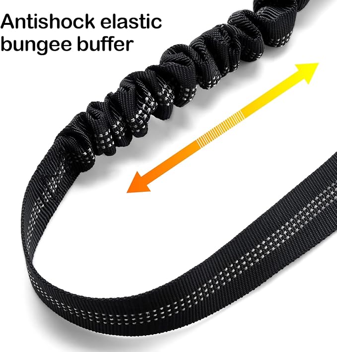 2 Piece Set Retractable Dog Car Seatbelts - Adjustable Pet Seat Belt for Vehicle Headrest Restraint - Heavy Duty & Elastic & Durable Car Harness-PurrikoPets