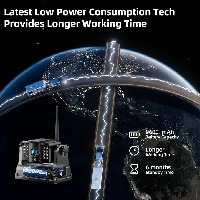 Fookoo HD Magnetic Wireless Backup Camera, 1080P 7" Dual Split Monitor & Rechargeable Rear View Cameras, Lower Consumption 1-Min Installation No Drilling Recording for RV Trailer Truck Camper DCX702-PurrikoPets