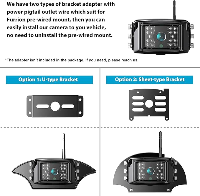 Fookoo 1080P 10" Wireless Backup Camera System, 10" Dual/Quad Split Monitor with Recording, IP69 Waterproof Rear/Front View Cameras, Parking Lines for RV/Truck/Trailer/Van(DW102)-PurrikoPets