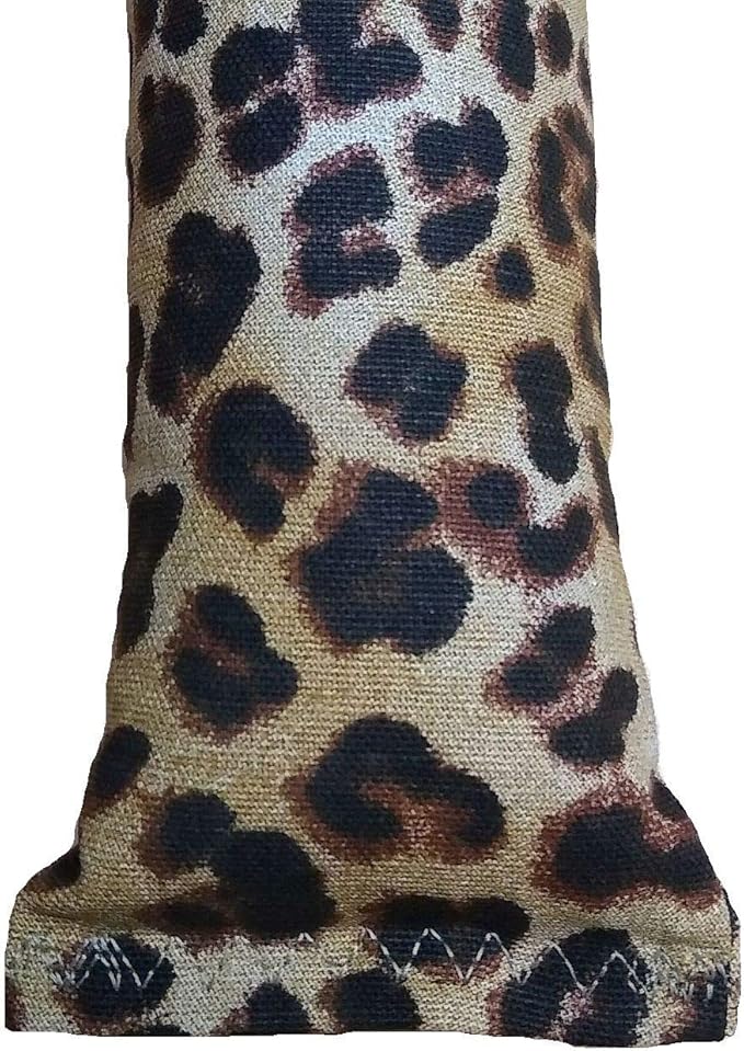 15" Catnip Cat Kicker Toys/Kitty Kick Sticks/Cat-Nip Kick Sticks (Leopard Print) (Kickers Filled with 1 oz Premium Canadian Catnip)-PurrikoPets
