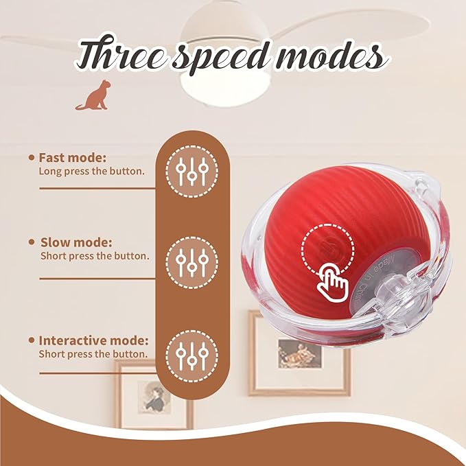 28-Inch Automatic Cat Toys Cat Play Mat with Motion-Activated Rolling Ball–Interactive Hide-and-Seek Cat Toy for Indoor Cats’ Exercise-PurrikoPets