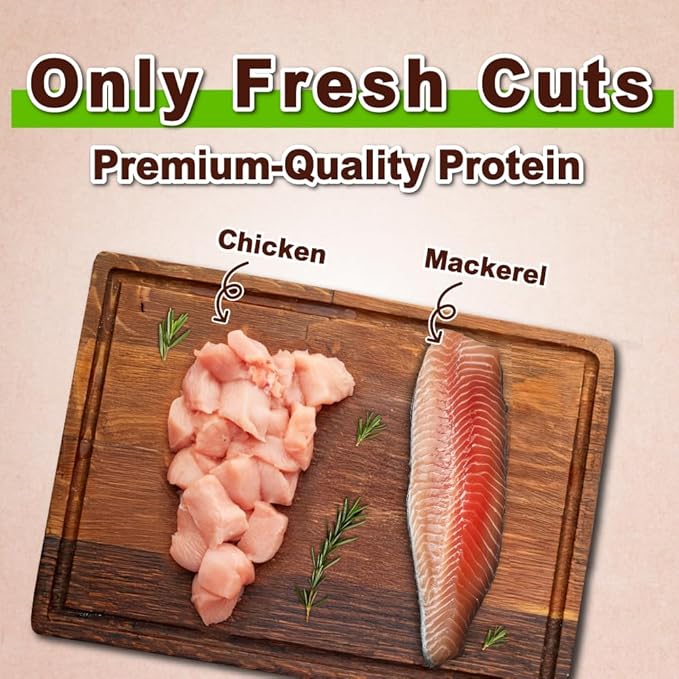 Afreschi Natural Cat Treats Chicken & Mackerel Star Shape 6 oz, All-Natural, High-Protein, Grain-Free, Healthy, Low-Fat, Easily Digestible-PurrikoPets