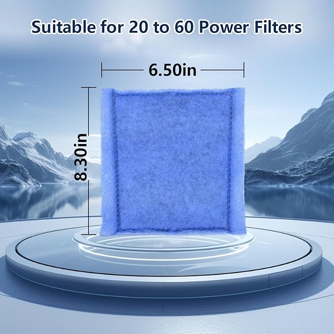 10 PCS Aquarium Filter Cartridge Filters, Rite-Size C (EZ-Change #3) Fish Tank Filter Cartridge, Replacement with Power Filters 275/375 Power 200/350-PurrikoPets