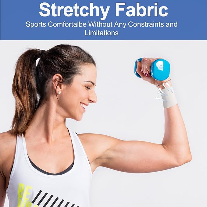 24 Pack White Self Adhesive Bandage, 2” x 5 Yards Medical Wrap, Cohesive Bandage Wrap, White Tape Baseball, Self Stick Bandage Tpae, First Aid Gauze for Ankle, Leg, Arm-PurrikoPets