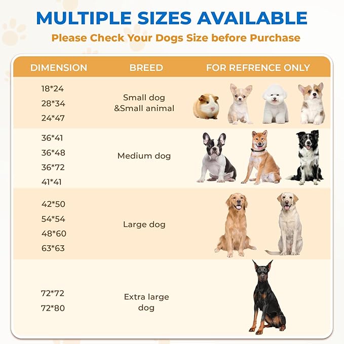 Fostanfly Washable Pee Pads for Dogs, 2 Pack 28''x34'' Large Ultra-Absorbent and Leak-Proof Non-Slip Reusable Potty Training Pads for Dogs, Puppy and Cats of Add 8 Lanyards-PurrikoPets