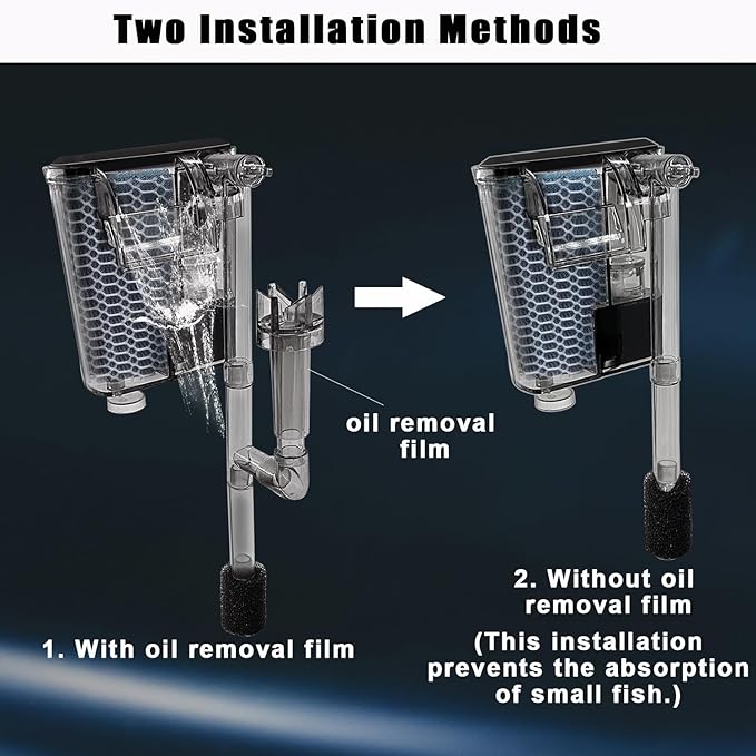 Glass Betta Aquarium Starter Kits 1.5 Gallon Small Fish Tank, Betta Fish Tank with LED Light, Power Filter, Black. 4mm Glass-PurrikoPets