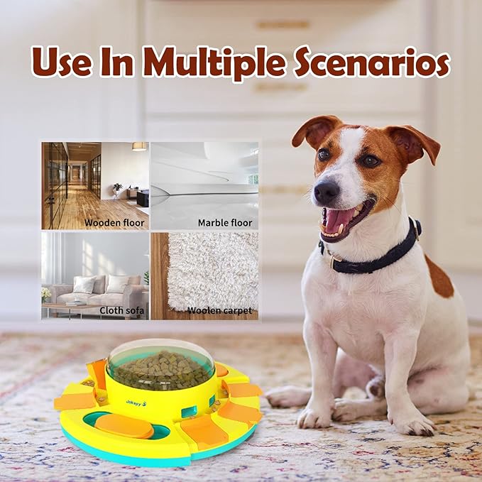 Dog Puzzle Toys for Dog Boredom and Mentally Stimulating, Interactive Slow Food Feeder Dispenser, Professional Level 2 in 1 for Large/Medium/Small Dog-PurrikoPets