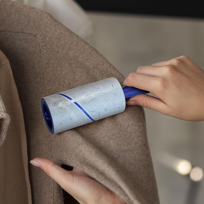 1200 Sheets Lint Roller with 6 Upgraded Handles (6 Rollers + 6 Refill), Mage Value Set Sticky Lint Rollers for Pet Hair, Portable Pet Hair Remover for Clothes, Furniture, Carpet, Dog and Cat-PurrikoPets