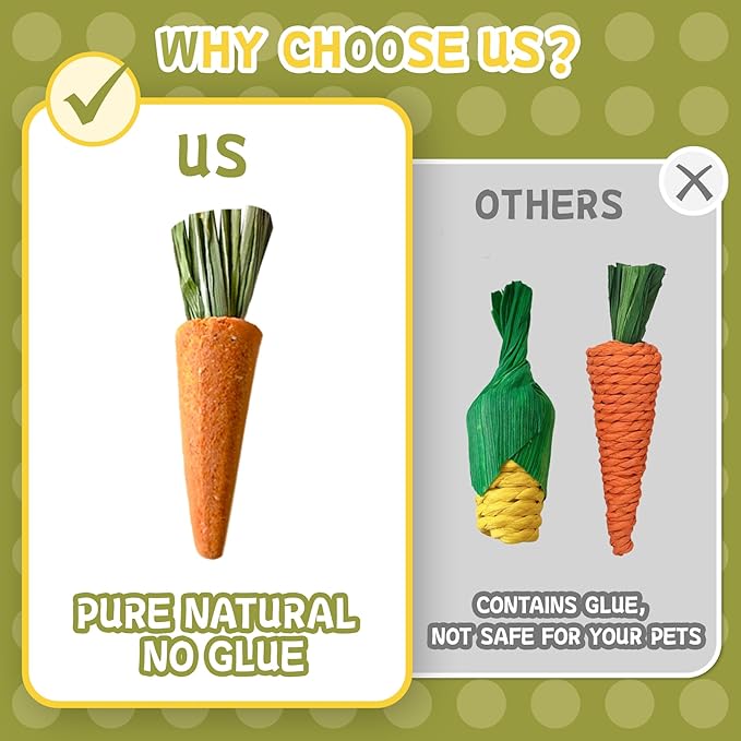 18 PCS Hamster Chew Toys Set, Natural Apple Wood Guinea Pig Toys, Hamster Cage Accessories Include Bridge, Seesaw, Carrot, Timothy Straw Stick Dental Care for Rat Gerbil Chinchilla Rabbits-PurrikoPets