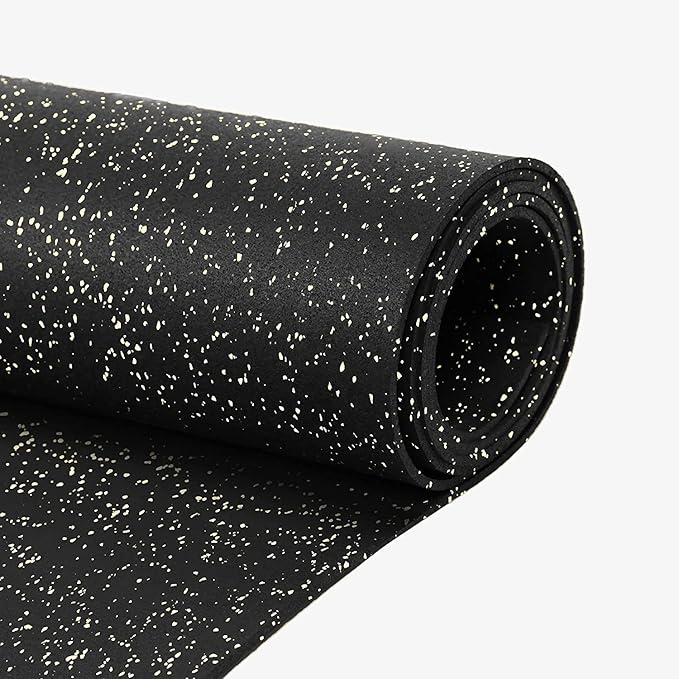 Flooring Inc's 1/4" Thick Tough Rubber Flooring Roll | Flexible Recycled Rubber Floor Mats for Home Gym | Heavy Duty Rubber Mat for Home Gyms, Sheds, Horse Stall Mat or Trailer-PurrikoPets