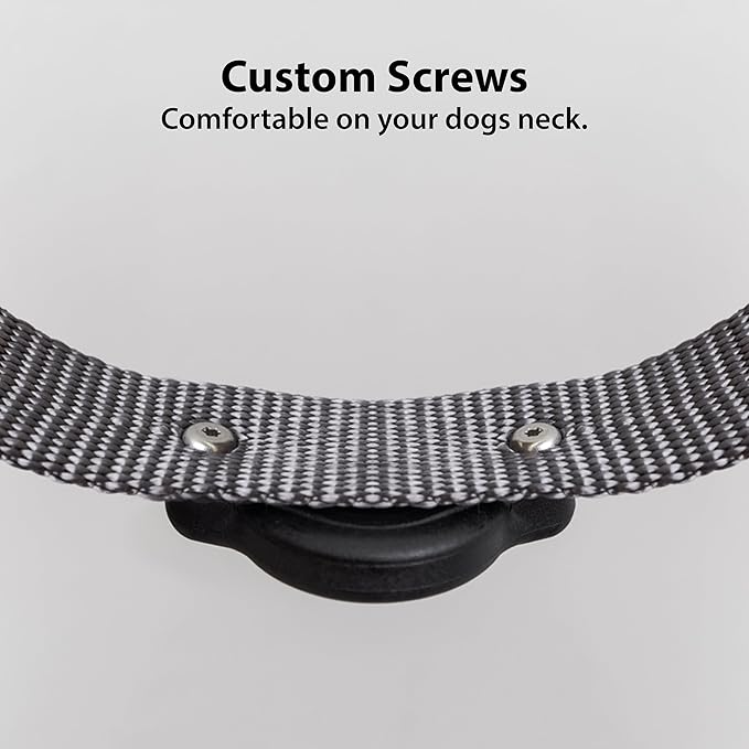 Elevation Lab TagVault™ Compact AirTag Dog Collar Mount (4 Pack) - IP68 Waterproof, Doesn't Dangle, Fits All Width Collars-PurrikoPets