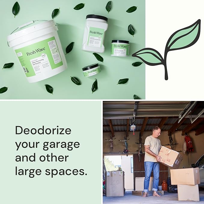 Fresh Wave Odor Removing Gel Bucket, 15.5 lb. (248 oz.), Original Scent Refill - Odor Absorbers for Home, Safer Odor Relief, Natural Plant-Based Odor Eliminator, For Cooking, Trash & Pets-PurrikoPets