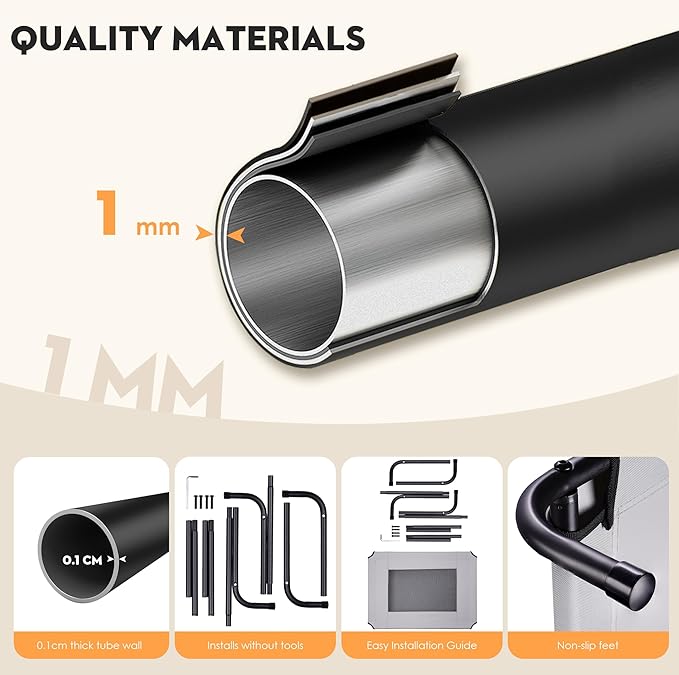 Elevated Dog Bed Raised Dog Bed Outdoor for Large Medium Size Dogs Place Bed Easy Clean Breathable, Comfortable,Rugged Durable Raised Pet Bed Up to 130 lbs,42in-PurrikoPets