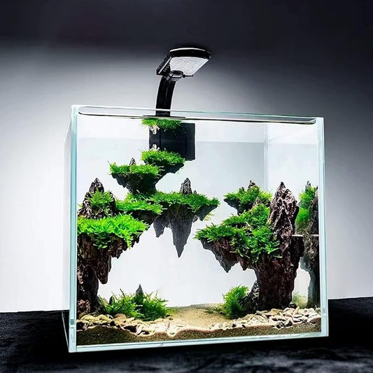 Fish Tank Decor Rocks.Aquarium Decoration Model.Easy and Quick Solution for Aquascaping.(Elf Island)-PurrikoPets
