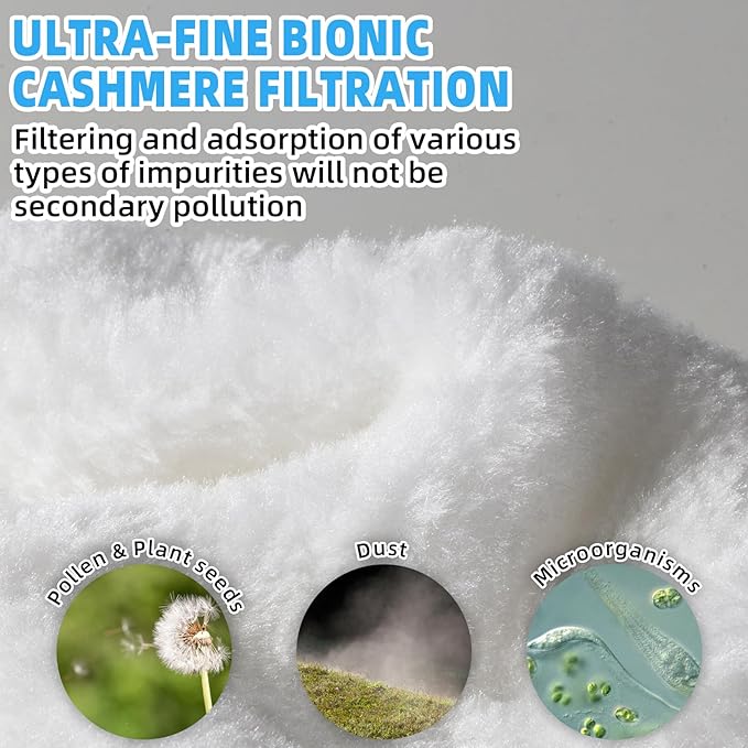 400GPH Fish Tank Filter, UV Aquarium Filter for 55-150 Gallon Turtle Tank Filter Powerful Internal Pump for Cold Plunge Saltwater Cloudywater Clear and Algae Green Killing Machine-PurrikoPets