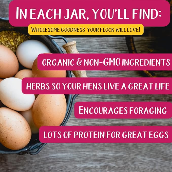 10.5 lb Pampered Chicken Mama Dust Bath with Organic Herbs & Essential Oils for Chickens, Quail, & Poultry | Dust Bath for Chickens to Keep Feathers Clean & Healthy-PurrikoPets