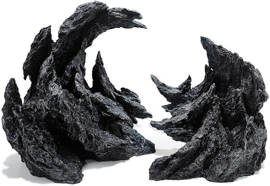 Fish Tank Decor Rocks.Aquarium Decoration Model.Easy Superior Aquascape (Perched Canyon-15inch)-PurrikoPets