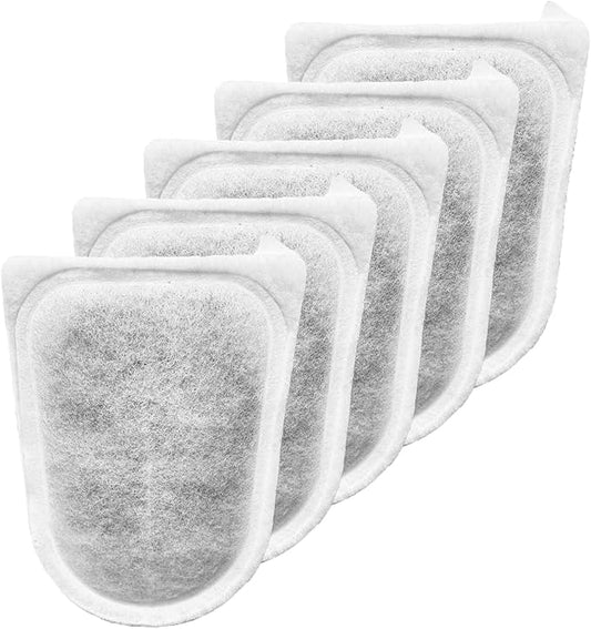 5 Pack Large Replace Filter Cartridge for Whisper EX Filter, Fish Tank Carbon Filter Cartridges for Aquarium, Compatible with Whisper EX30/EX45/EX70 Filters-PurrikoPets