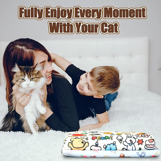 27.6" Cat Grooming Wrap Cat Wrap for Cutting Nails Cat Restraint for Nail Clipping Cat Swaddle Wrap Cat Burrito Wrap L(Within 15lbs) Anti-Scratch Anti-Escape Multifunctional Pet Tool-PurrikoPets